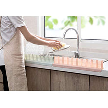 Hemoton Lavello Paraspruzzi Paraspruzzi Lava Piatti Deflettore per Lavello Cucina Lavandino Bagno Rubinetto Blu
