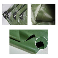 MTYLX Telo Multiuso per Esterni, Telo Impermeabile Resistente Multiuso per Pioia e Protezione Solare Verde con Occhielli,4X6M,4X6M
