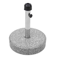 Mendler Base Piede per ombrellone Rotonda HWC-F92 Granito Marmorizzato 24kg Grigio