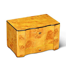 XUSHEN-HU Doppio Pallet Cassetto Humidor Giallo Mass Cigar
