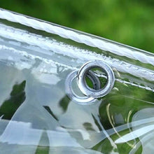 MAHFEI Telone Telo Copertura, Trasparenza del 99,99% Telo Impermeabile Esterno con Occhiello Copertura del Baldacchino Isolamento delle Piante per La Serra PVC Spesso 0,3 Mm