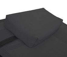Mendler Lettino Regolabile da Esterno Savannah Acciaio polyrattan 220x70x88cm Antracite con Cuscino Nero