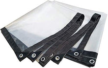 CXF Telone Trasparente Telone Occhiellato Impermeabile Trasparente, Occhielli, Esterno, Cortile, Copertura Vegetale, La Dimensione può Essere Personalizzata (Size : 3x3m)