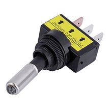 SaySure - Auto Blue Illuminated LED Light On/off Toggle Flick Switch 3Pin