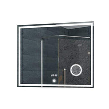 Lux di Aqua bagno specchio luce specchio LED orologio specchio cosmetico INTERRUTTORE TOUCH 80 x 60 cm – lmc0860 a