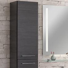 Facchellmann - Set mobili da bagno B.Perfect, 3 pezzi, con mobiletto sottolavello, con lavabo in ceramica da appendere, 60 cm e specchio da bagno a LED