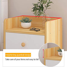 JKGHK Comodino, Comodino per Camera da Letto Armadio di Stoccaggio per Mobili da Soggiorno per La Casa, Tavolo con Accento Laterale per Divano,Giallo