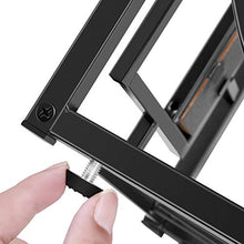 Yaheetech Tavolino Basso Lato Divano Salotto da caffè Moderno Forma L in Metallo e Legno MDF