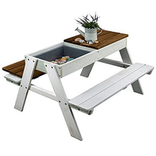 Meppi Set di mobili Rüen, in legno resistente alle intemperie, per interni ed esterni, in legno massiccio