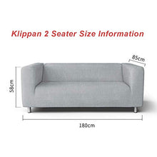 TLY, Copridivano per divano a 2 posti Klippan di Ikea, aderente Giallo