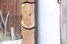 WINDALF Specchio da parete extra grande, 150 cm, realizzato a mano in radica