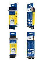 AMAZONAS Az-3025002 Ultra-Light Tstrap Set di 2 Cinghie di Fissaggio, Nero, Taglia Unica