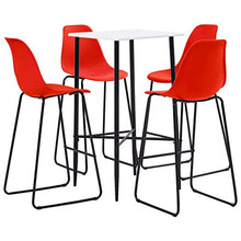 Set da Bar 5 pz in Plastica Rosso
