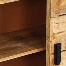 FAMIROSA Credenza in Legno Massello di Mango 160x40x80 cm