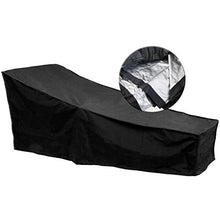 Peralng Coperture per Sdraio da Giardino Impermeabili - Copertura per Chaise Longue da Esterno Anti Vento e UV - per Protezione mobili (82 '' * 30 '' * 16 '' - 30 '' Nero)