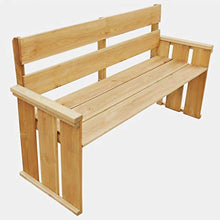 FAMIROSA Panchina da Giardino 160 cm in Legno di Pino Impregnato