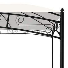 vidaXL Gazebo da Giardino 4x3 m Crema 180 g/m²
