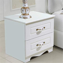 Comodini Comodino bianco semplice vernice Verniciatura europea semplice moderna moderna armadietto camera da letto Assemblaggio multifunzionale Comodino Comodino multiuso Fatto per durare per camera d