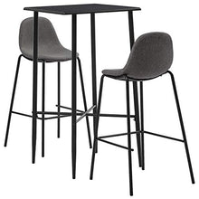 SKM Set da Bar 3 pz in Tessuto Grigio Talpa D