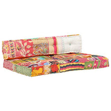 vidaXL Cuscino per Divano con Pallet Multicolore Tessuto Patchwork