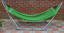 SunToGo - Amaca pieghevole in acciaio, 2 strati, colore: Verde