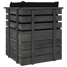 vidaXL Divano da Giardino 2 Posti su Pallet con Cuscini Massello Pino