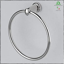 LH Handy ring muro - Portasciugamani appendino da muro, in acciaio, ideale anche per legno e cartongesso - 100% Made in italy - cromato