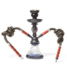 Narghilè, Set Ditabacco Narghile Narghile Set 2 Tubi per 2 Persone Chicha Nargile con Tubo Shisha Shisha Connettore Accessori per Bar (B)