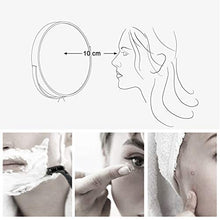 SONGMICS Specchio Double Face Ingrandimento X 10 Cosmetico da Trucco per Make up da Parete BBM001