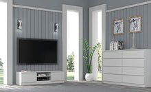 BIM Furniture Cassettiera Maya 2D4S con 4 cassetti, 120 cm