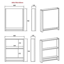 Armadietti a specchio Bagno Acciaio Inossidabile Bagno Governo di Immagazzinaggio Open Specchio Camera da Letto Dressing Table Specchio Governo Piazza Specchio Bagno