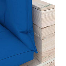 vidaXL Divano Angolare da Giardino in Pallet con Cuscini Legno di Pino