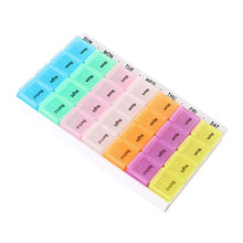 DOITOOL - Contenitore per pillole da viaggio, a 28 celle, portatile, in plastica, organizer settimanale per medicina