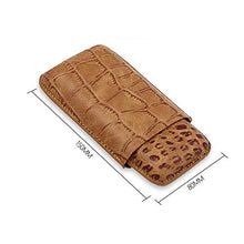 ESGT Custodia in Pelle Cigar Humidor Viaggi Mini Protable Cigar Box