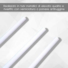 Outsunny Set Palo per Tenda a Vela con Picchetti di Fissaggio e Corda Φ25mm × 3m Bianco