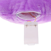LED Luminosi Cuscino di Peluche Giocattoli Regalo per Bambino - Viola, Cuore