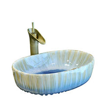 Lavabo Ovale per Bagno Lavello Jingdezhen Ceramic Hotel Lavabo antispruzzo Lavabi