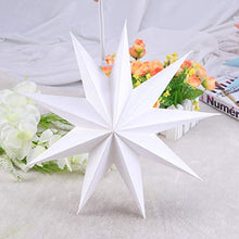 ARTFFEL Vola 2pcs Stelle Lanterna di Carta Pieghevole Paralume di Natale Hanging Stella Lanterna for la casa Decorazione del Partito, 30 Centimetri .Compleanno