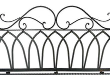 DanDiBo 1868 - Dondolo da giardino in metallo, 2 posti, stile vintage, in ferro battuto