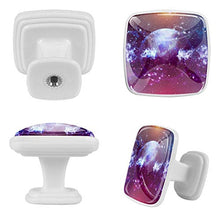 Universo galattico 4 PCS Pomelli per Porta, Pomolo per Mobile, Pomelli per Mobili con Viti, Maniglia per Armadietto, Pomelli per Porta, Pomelli per Cassetti per Porta, Armadio, Cassetto e Credenza