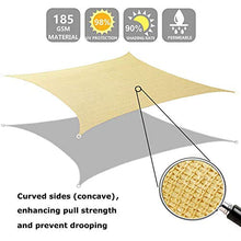 ZHAO Tenda rettangolare per giardino e balcone, in PES resistente all'acqua HDPE protezione UV 2x2m (dimensioni: 4x5m)