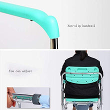 Z-SEAT Comò Sedia Comodino Comò Camera da Letto Comò Comò Pieghevole Senior Alluminio Regolabile in Altezza