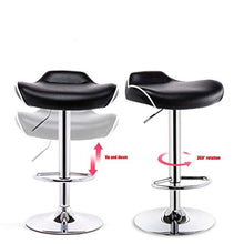 LIYONG Bar Stool, 360 ° di Rotazione da Cucina Sgabello Chrome Poggiapiedi Ambiente Industriale Bistro Cafe Vino (Size : M)
