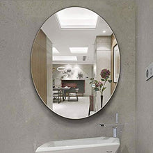 AJH Specchi da Bagno Specchio da Parete Specchio da Trucco Vanity Specchio da Bagno Senza Cornice Specchio da Bagno Ovale Specchio da Trucco a Parete per corridoio Camera