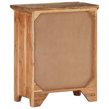 vidaXL Credenza 60x33x75 cm in Legno Massello di Acacia e di Recupero