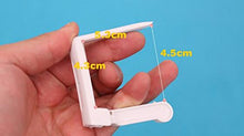 Glield BDJ08 - Fermatovaglia in plastica, 12 pezzi