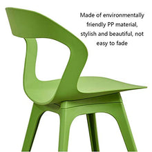 zvcv Sedia per Computer di casa, sedie da Pranzo semplici ergonomiche in plastica per Ufficio, Sala da Pranzo, Cucina, Camera da Letto, Grigio