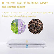 WDX - Cuscino per il sonno per tè lenitivo insonnia artefatto per adulti sonno duro uomini e donne (colore: blu)