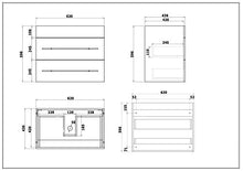 Mobile bagno Rio 650 nero satinato
