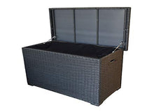 BAULE HAVANA IN ALLUMINIO/INTRECCIATO 132CM ESTERNO GIARDINO ARREDO